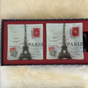 Eiffel Tower, Paris theme trivet dishes